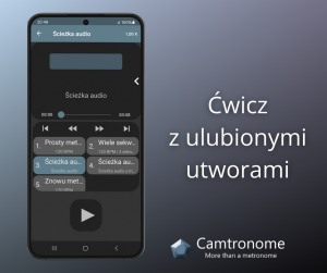 Lista Odtwarzania Camtronome z dodaną Ścieżką Audio