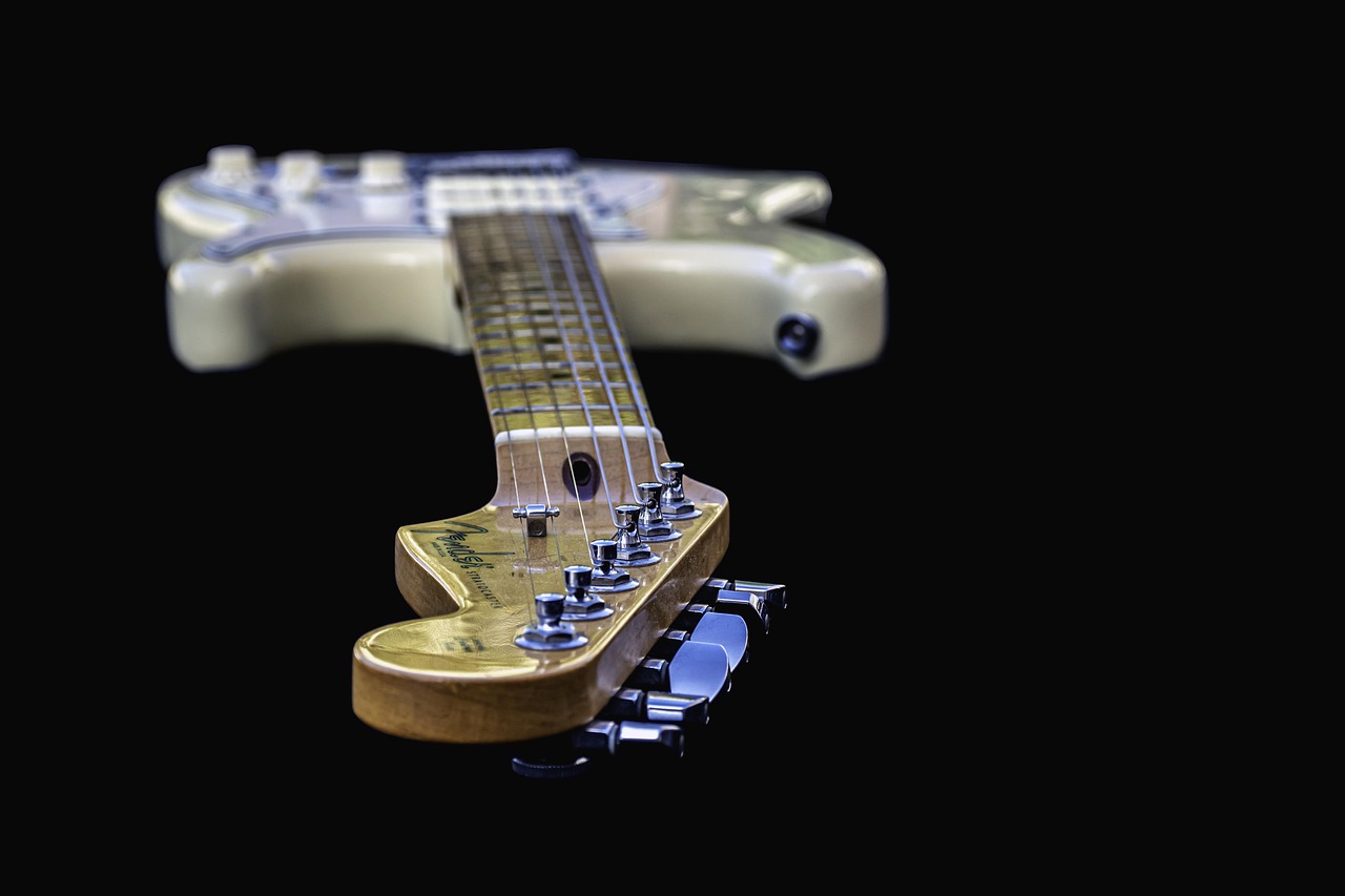 A stratocaster electric guitar